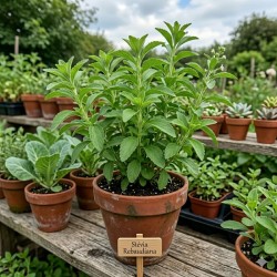 Acheter Stévia Rebaudiana en godet – Plante aromatique à cultiver