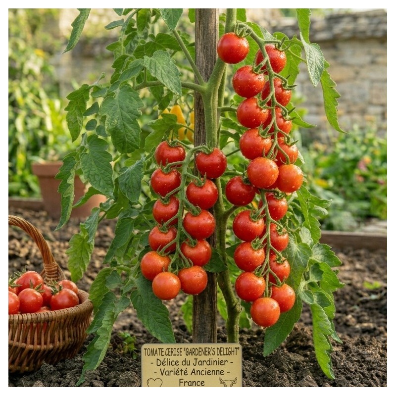 Acheter Tomate Cerise 'Gardener's Delight' en pot – Plante à cultiver