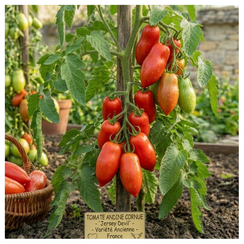 Acheter Tomate Andine Cornue en pot – Plante à cultiver