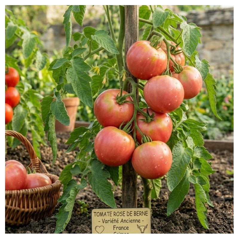 Acheter Tomate Rose de Berne en pot – Plante à cultiver