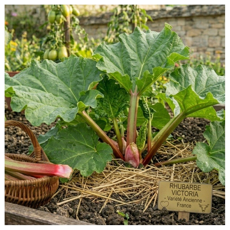 Acheter Rhubarbe Victoria en pot – Plante à cultiver