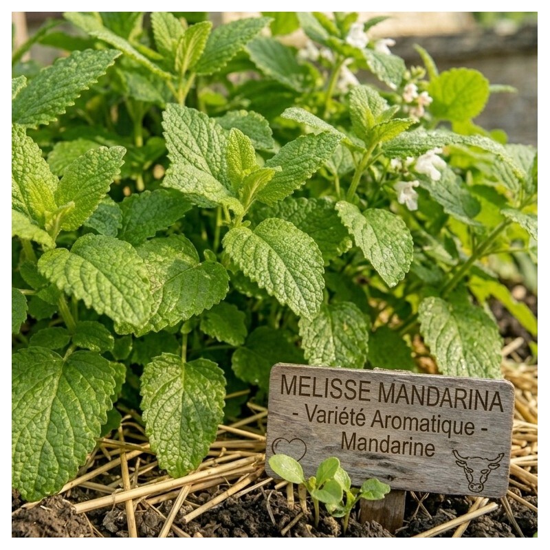 Achetez Mélisse officinale mandarine en godet - Plante aromatique à cultiver