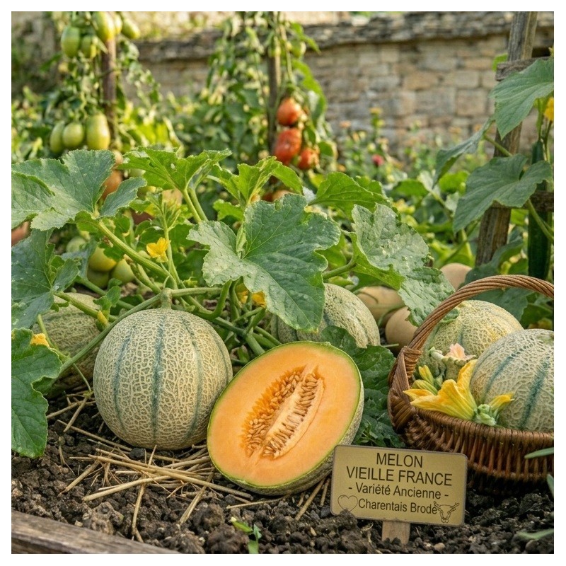 Acheter Melon Vieille France en pot – Plante à cultiver