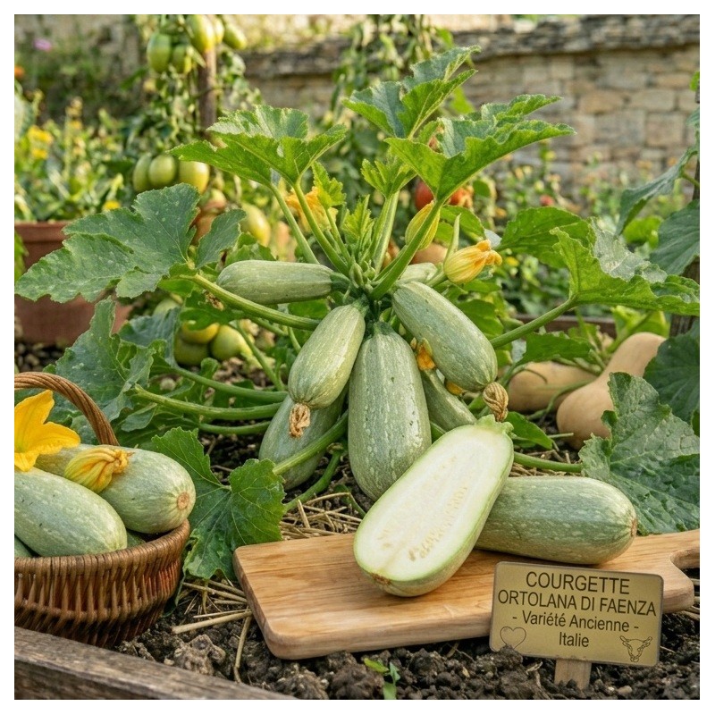 Acheter Courgette Ortolana Di Faenza en pot – Plante à cultiver