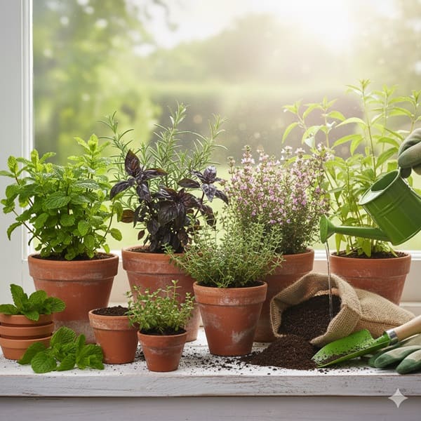 Plantes aromatiques faciles à cultivées